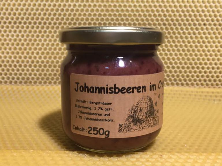 Johannisbeere im Cremehonig - Imkerei Schemel